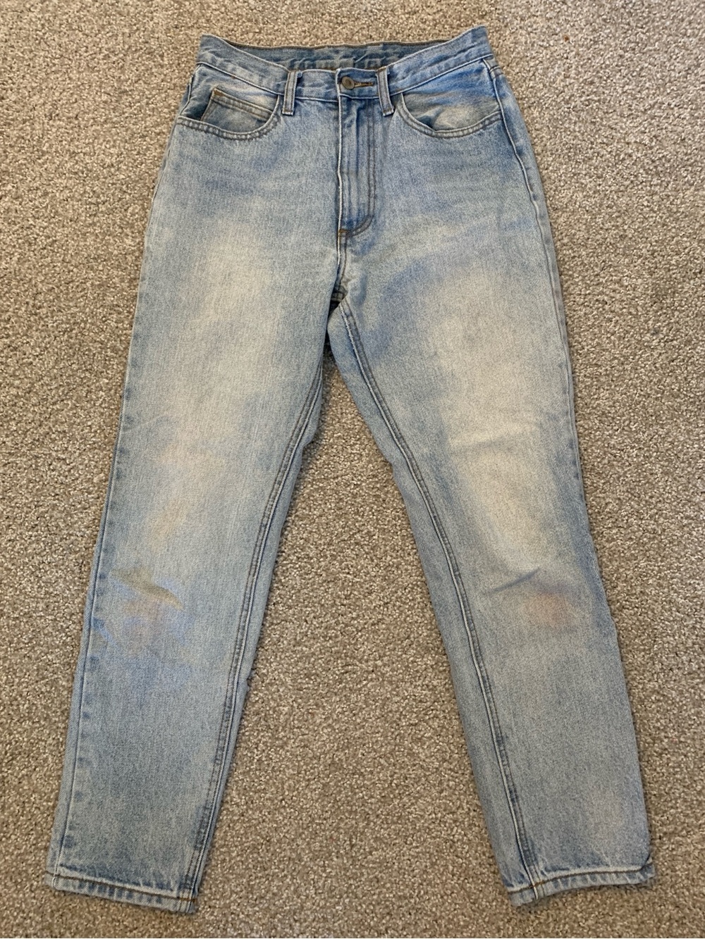 Brandy Melville Light Blue Cropped Jeans
